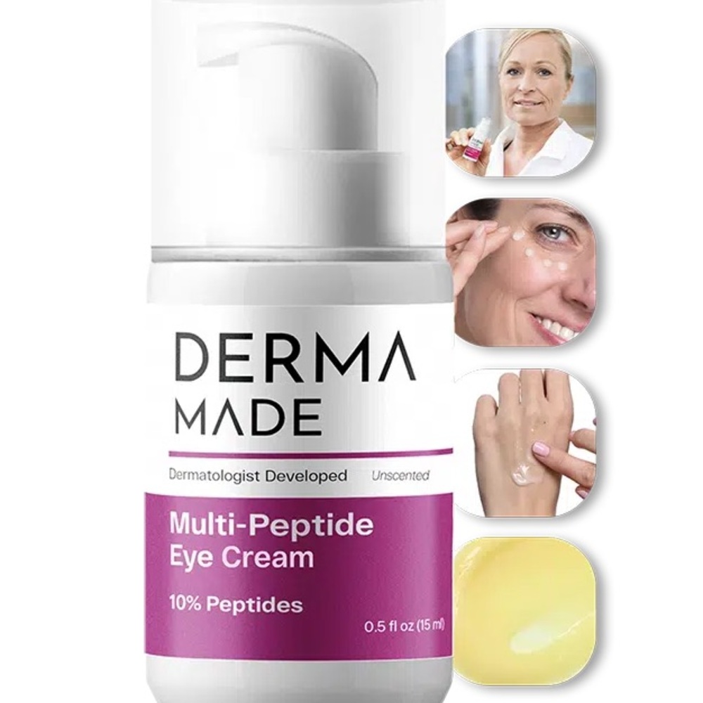 White and Purple Multi-Peptide Eye Cream